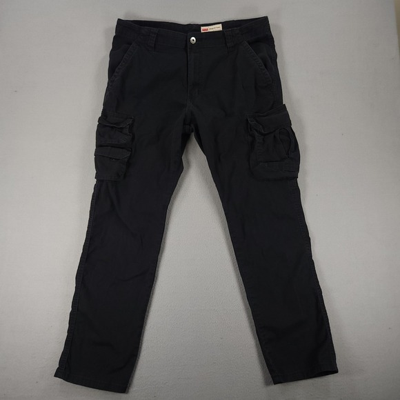 Wrangler Other - Wrangler Mens Regular Taper Cargo Pants Black 34x30 Cotton Stretch 112326301